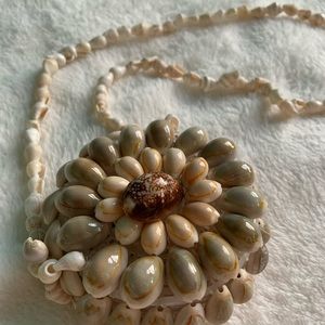 Cowrie shell purse